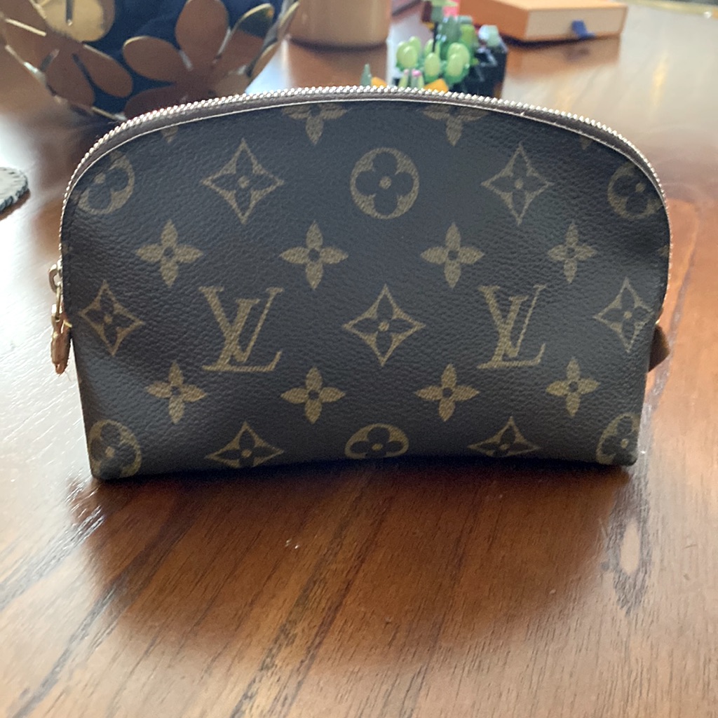 Lv Authentic Monogram Cosmetic Bag In Great Condition